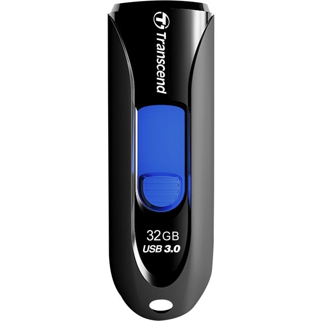 Transcend JetFlash 790 32 GB USB 3.0 Flash Drive - Black, Blue Transcend JetFlash 790 32 GB USB 3.0 Flash Drive - Black, Blue